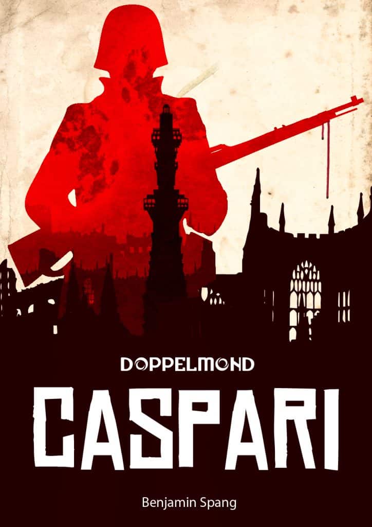 Grafik: Cover der Novelle "Caspari" geschrieben von Benjamin Spang